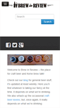 Mobile Screenshot of brewinreview.com