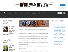 Tablet Screenshot of brewinreview.com